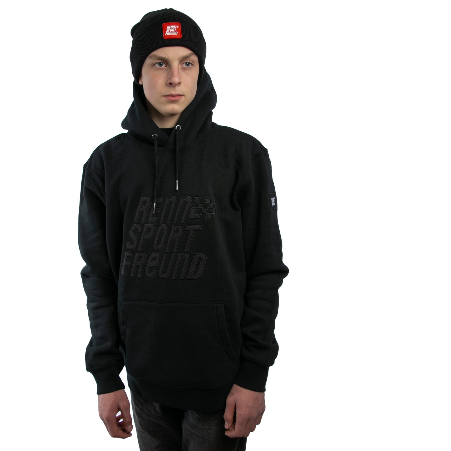 RENNSPORTFREUND Hoodie SUPERBLACK